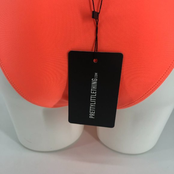 Pretty Little Thing Coral mix & Match bikini bottom UK 10 // US 6 NWT - Picture 3 of 5